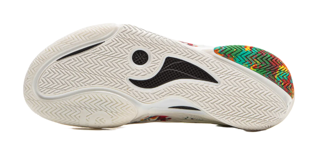 LiNing Wade 808 5Ultra V2 Fireworks - Champagne White Basketball Shoes for Men 