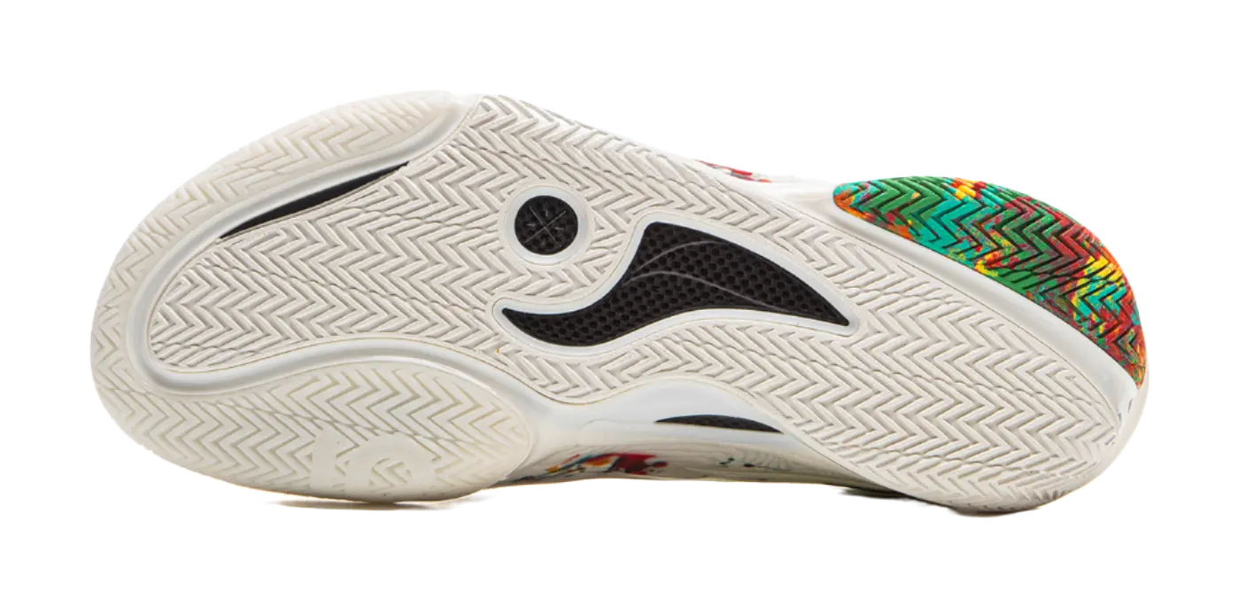 LiNing Wade 808 5Ultra V2 Fireworks - Champagne White Basketball Shoes for Men 