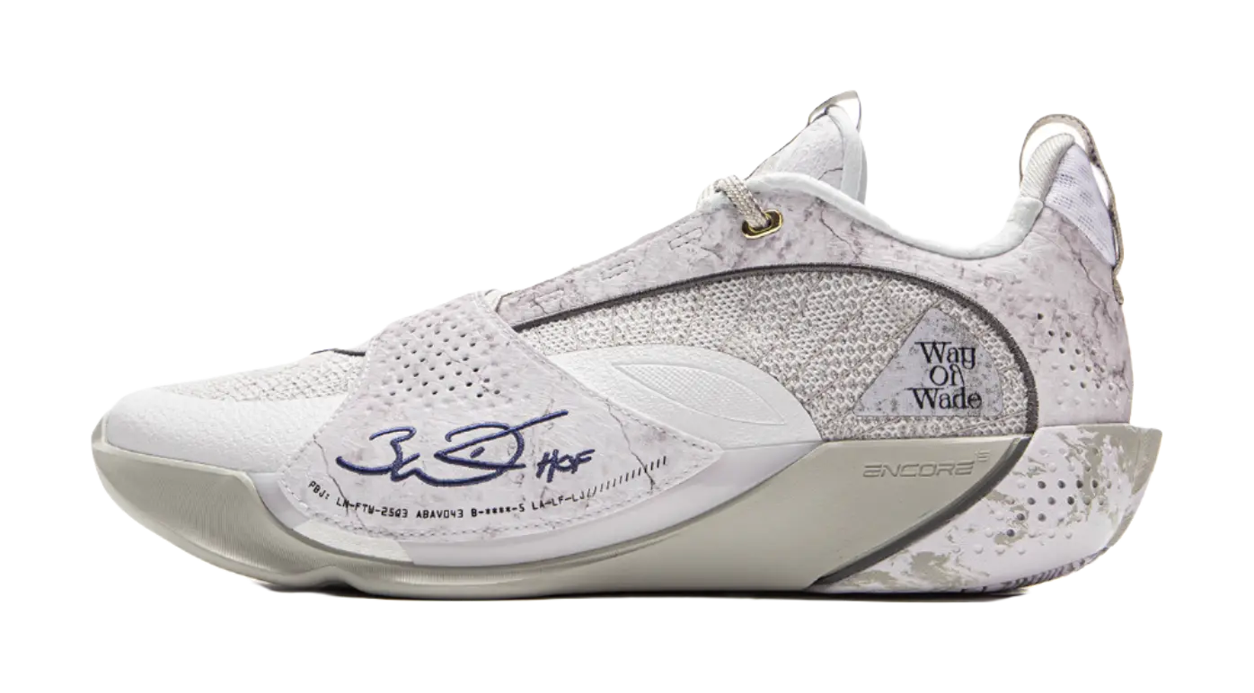 LiNing Wade All City 13 ENCORE - White Gray Basketball Shoes for Men 