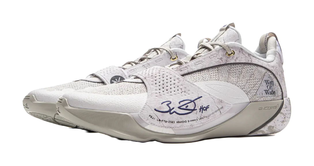 LiNing Wade All City 13 ENCORE - White Gray Basketball Shoes for Men 