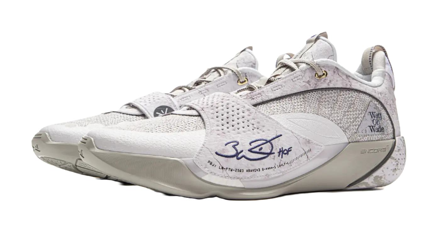 LiNing Wade All City 13 ENCORE - White Gray Basketball Shoes for Men 