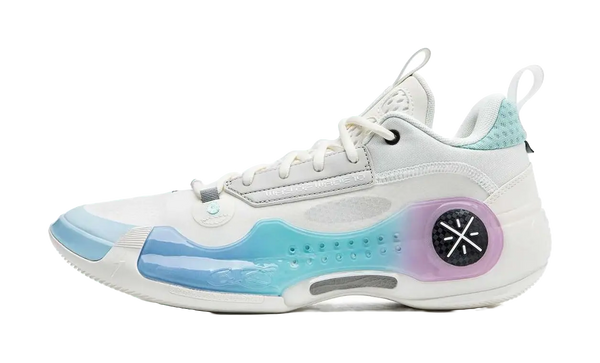 LiNing Wades Way 10 Low Anti-Slip Wear-Resistant Low-Top Basketball Shoes Unisex White Blue 