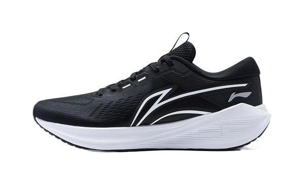 LiNing Wave V2 Shock Absorbers Slip Resistant Abrasion Resistant Low top Casual Running Shoes Men's Black 