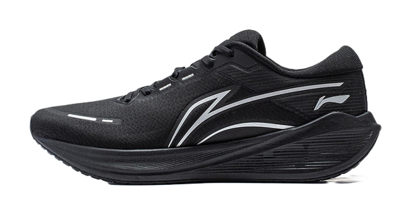 LiNing Wave V2 Shock Absorbers Slip Resistant Abrasion Resistant Low top Running Shoes Men's Black 