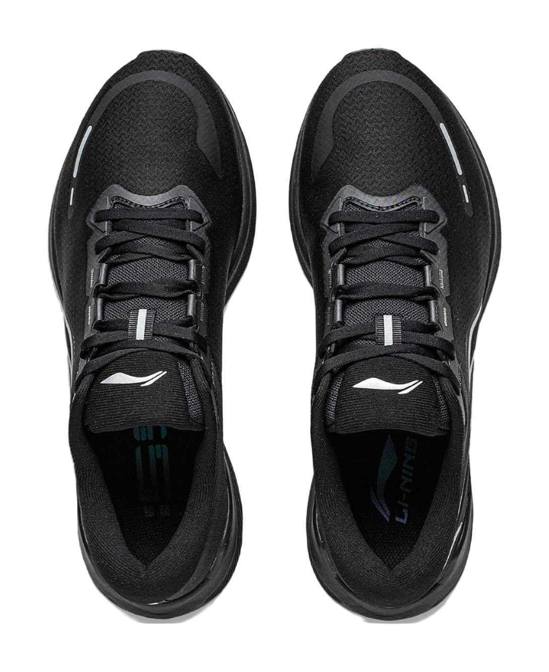 LiNing Wave V2 Shock Absorbers Slip Resistant Abrasion Resistant Low top Running Shoes Men's Black 