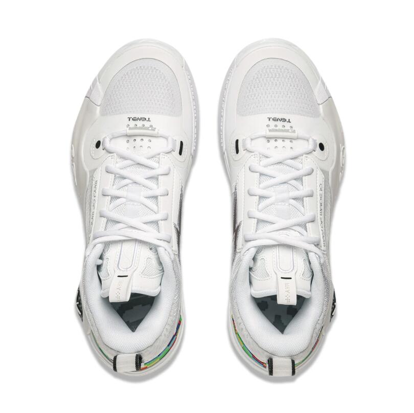 Li-Ning Way of Wade 10 (WOW10) Low 'Pixel' ABAS083-12 - Basketball Shoes Men's White