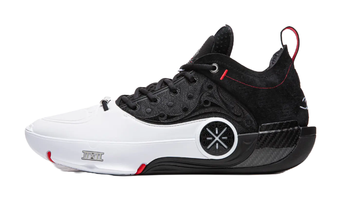 LiNing Way of Wade 12 WOW 12 - Announcement Basketball Shoes Mens Black White 