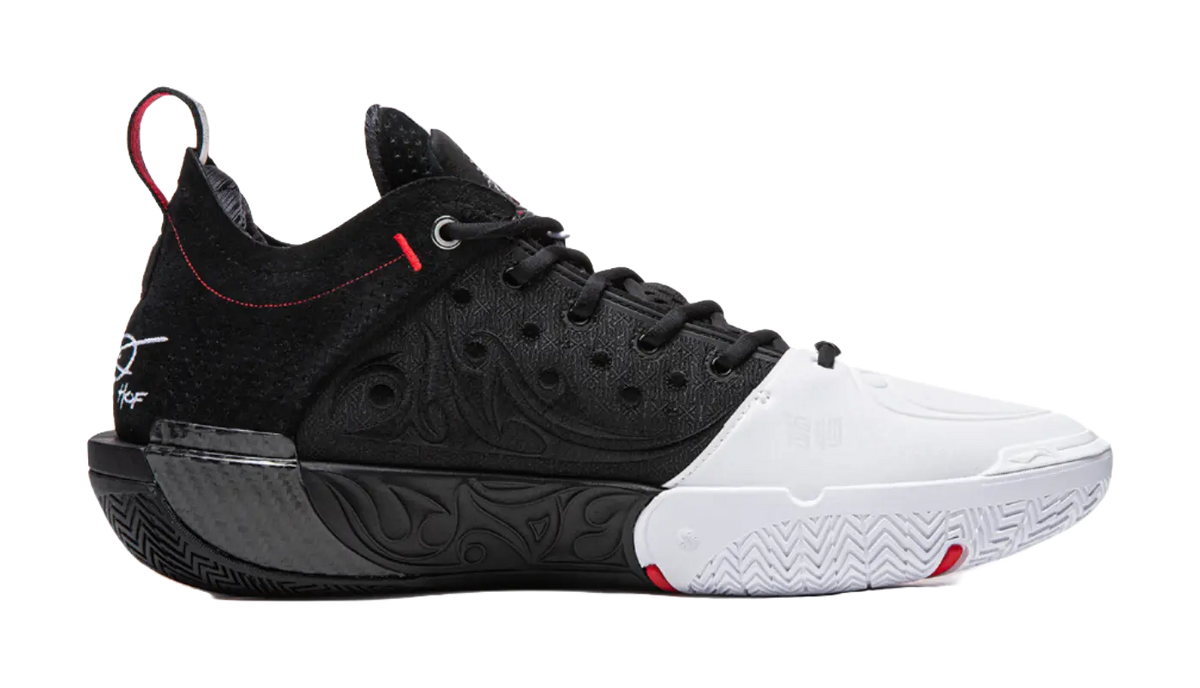 LiNing Way of Wade 12 WOW 12 - Announcement Basketball Shoes Mens Black White 