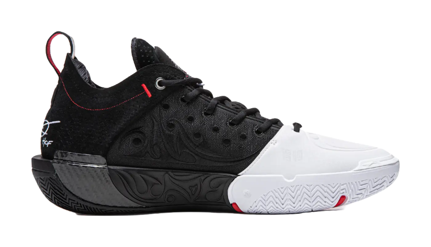 LiNing Way of Wade 12 WOW 12 - Announcement Basketball Shoes Mens Black White 