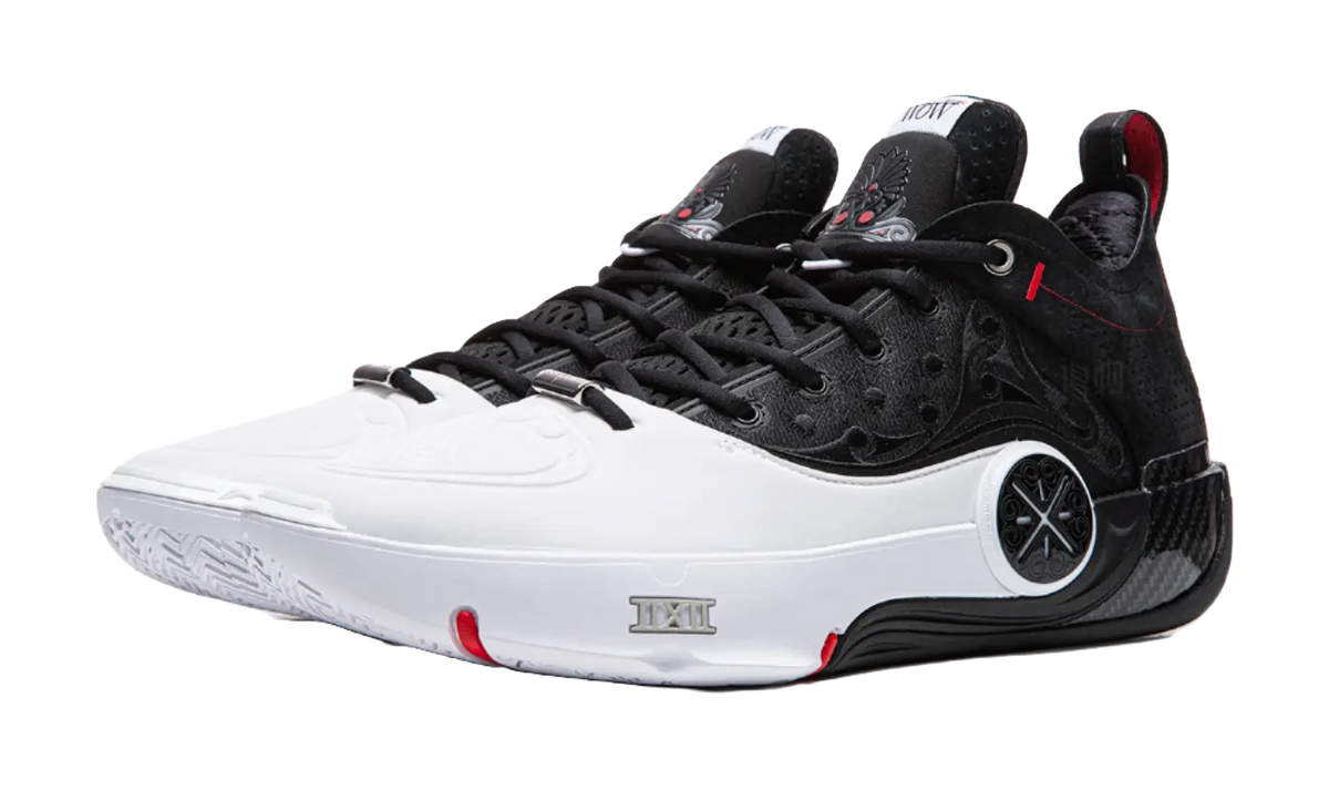 LiNing Way of Wade 12 WOW 12 - Announcement Basketball Shoes Mens Black White 