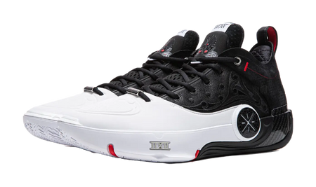 LiNing Way of Wade 12 WOW 12 - Announcement Basketball Shoes Mens Black White 