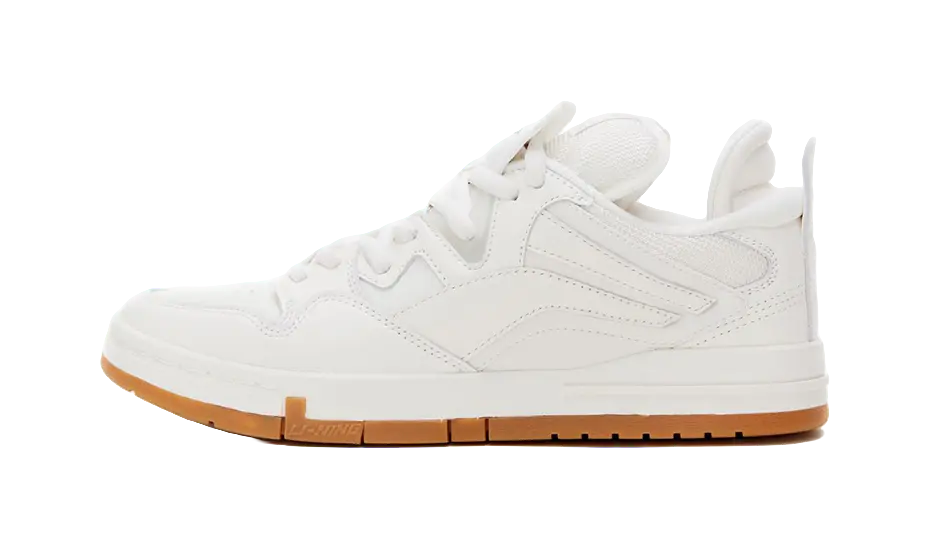 LiNing Wei Wu PRO Coverage Slip Resistant Cushioning Low top Skateboard Shoes Men's White 