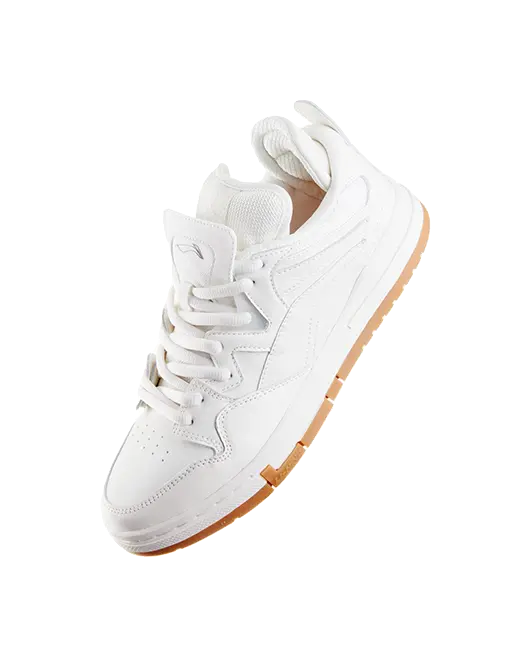 LiNing Wei Wu PRO Coverage Slip Resistant Cushioning Low top Skateboard Shoes Men's White 