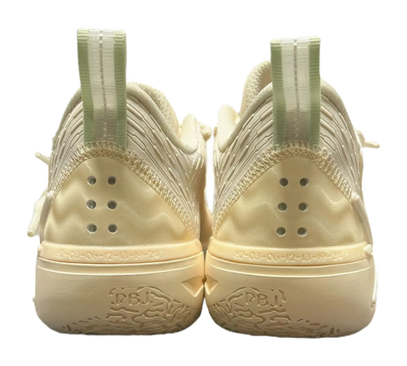 LiNing Wode Phantom 6 Anti Slip Wear Resistant Low Top Basketball Shoes Mens Beige Yellow  vjsneaker.com