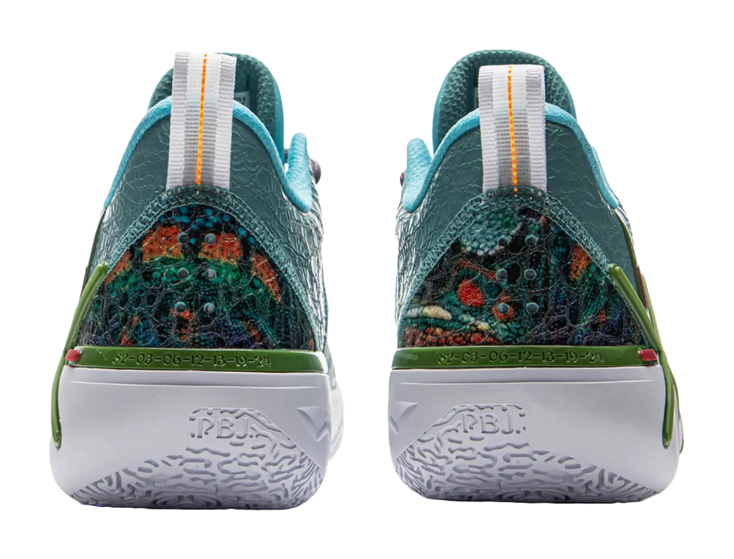 LiNing Wode Phantom 6 Anti Slip Wear Resistant Low Top Basketball Shoes Mens Blue Green  vjsneaker.com