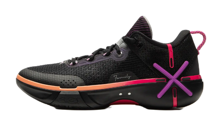 LiNing Wode Phantom 6 Cushioning Anti-Slip And Wear-Resistant Lightweight Rebound Low-Top Basketball Shoes Mens Black  vjsneaker.com