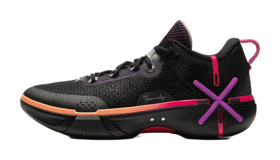 LiNing Wode Phantom 6 Cushioning Anti-Slip And Wear-Resistant Lightweight Rebound Low-Top Basketball Shoes Mens Black  vjsneaker.com