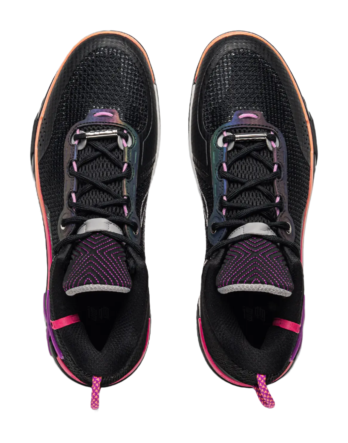 LiNing Wode Phantom 6 Cushioning Anti-Slip And Wear-Resistant Lightweight Rebound Low-Top Basketball Shoes Mens Black  vjsneaker.com