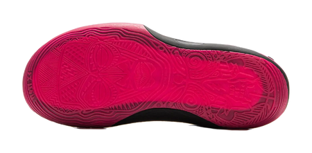 LiNing Wow11 Cushioning Anti-Slip And Wear-Resistant Lightweight Rebound Mid-Top Basketball Shoes Mens Black Red 