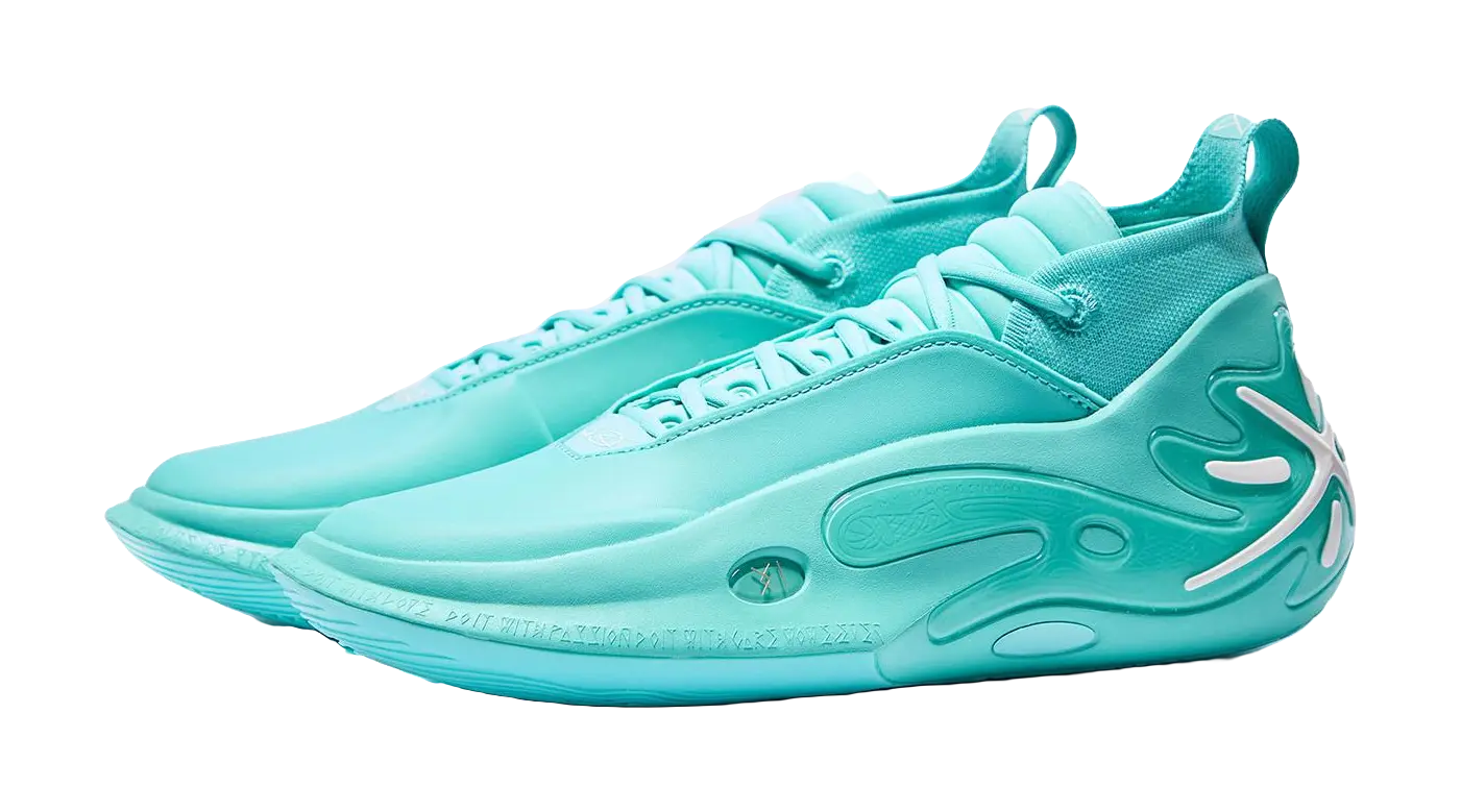 LiNing Wow11 Cushioning Wear-Resistant Lightweight Rebound Low-Top Basketball Shoes Mens Parrot Green 