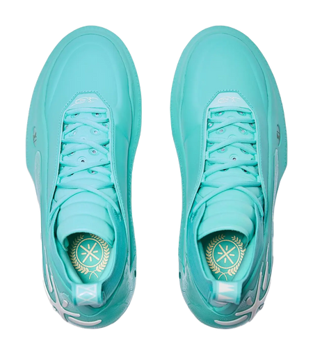 LiNing Wow11 Cushioning Wear-Resistant Lightweight Rebound Low-Top Basketball Shoes Mens Parrot Green 