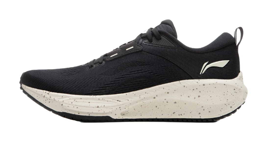 LiNing Wu Leaping 2.0 V2 Cushioned Anti Slip Wear Resistant Breathable Lightweight Low Top Running Shoes Men's Black 