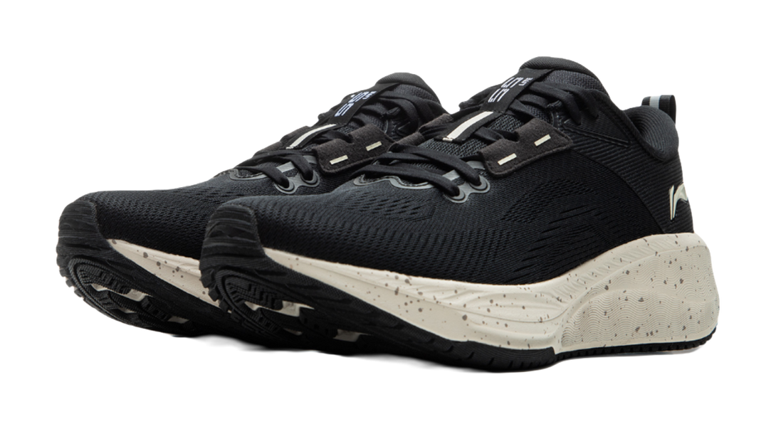 LiNing Wu Leaping 2.0 V2 Cushioned Anti Slip Wear Resistant Breathable Lightweight Low Top Running Shoes Men's Black 