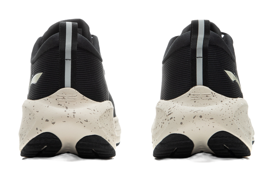 LiNing Wu Leaping 2.0 V2 Cushioned Anti Slip Wear Resistant Breathable Lightweight Low Top Running Shoes Men's Black 