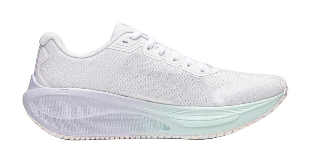 LiNing Wuyue 2.0 Cushioning, Slip Resistant, Abrasion Resistant, Breathable Low Top Casual Running Shoes Women's White 