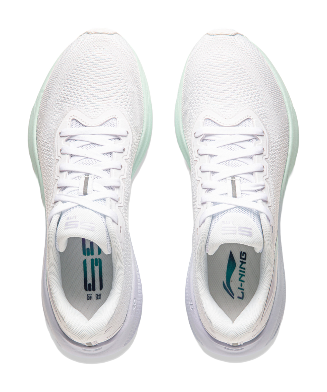 LiNing Wuyue 2.0 Cushioning, Slip Resistant, Abrasion Resistant, Breathable Low Top Casual Running Shoes Women's White 