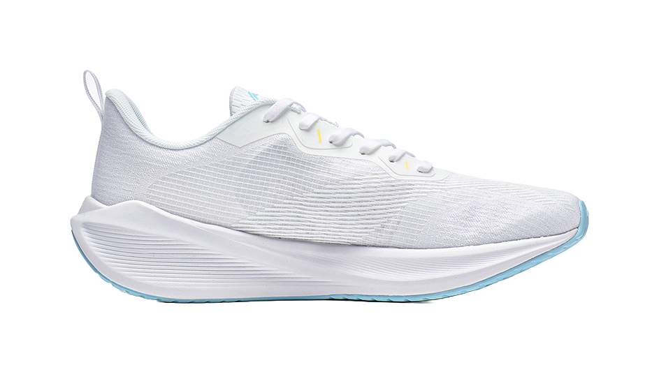 LiNing Wuyue Shock Absorbers Slip Resistant Abrasion Resistant Breathable Low top Casual Running Shoes Men's White 