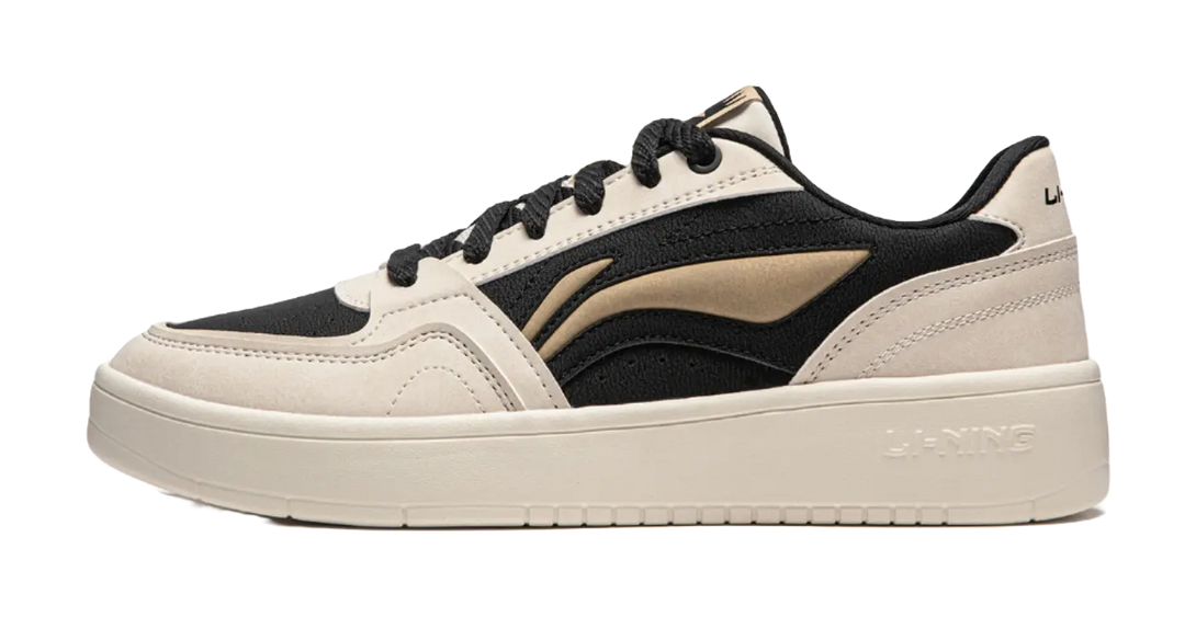 LiNing Yuanbao V2 Slip Resistant Abrasion Resistant Skateboard Shoes Men's White Black 