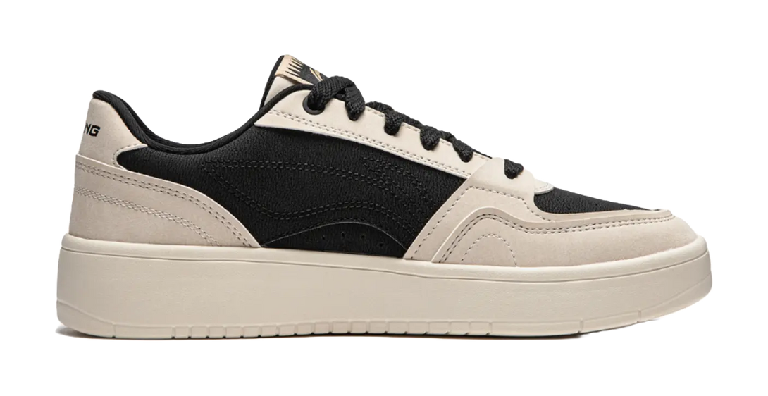 LiNing Yuanbao V2 Slip Resistant Abrasion Resistant Skateboard Shoes Men's White Black 