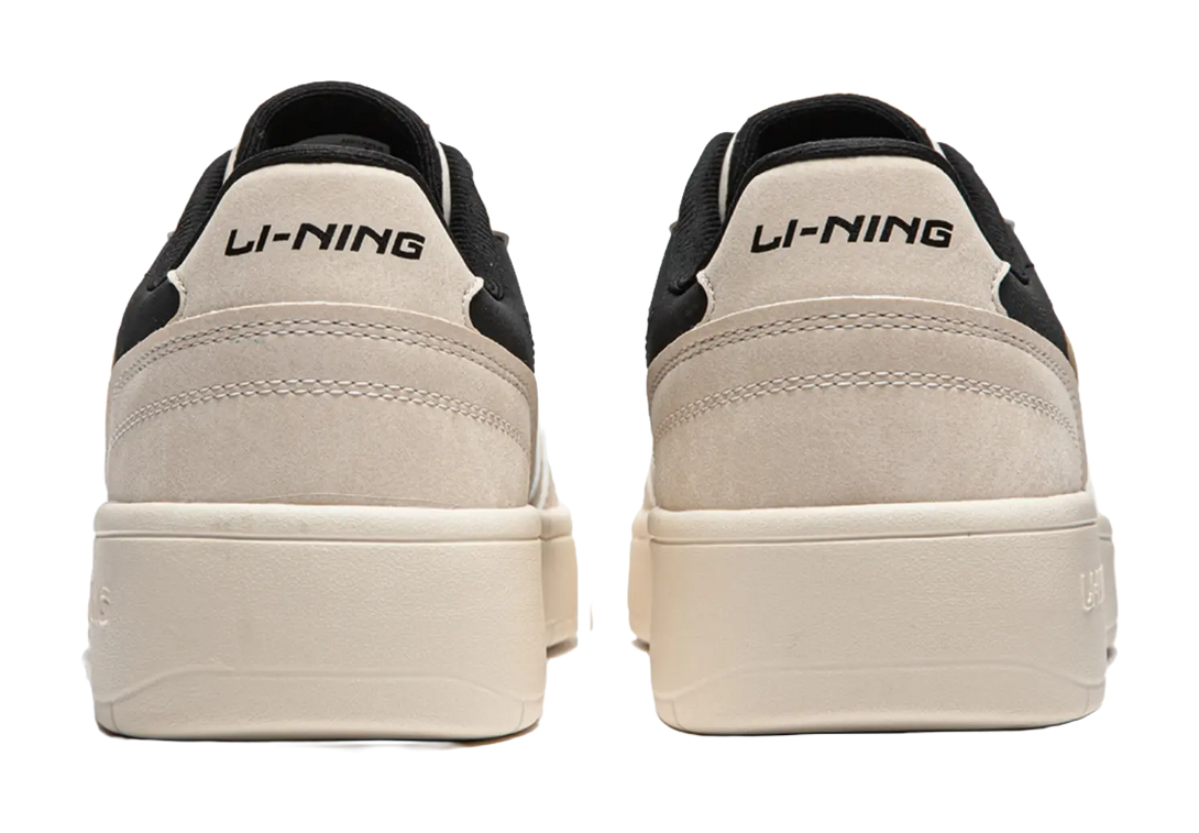 LiNing Yuanbao V2 Slip Resistant Abrasion Resistant Skateboard Shoes Men's White Black 