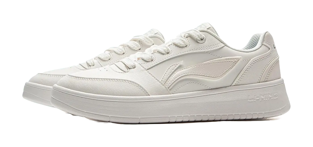 LiNing Yuanbao V3 Anti Slip Wear Resistant Low Top Skateboard Shoes Men's Mist White 