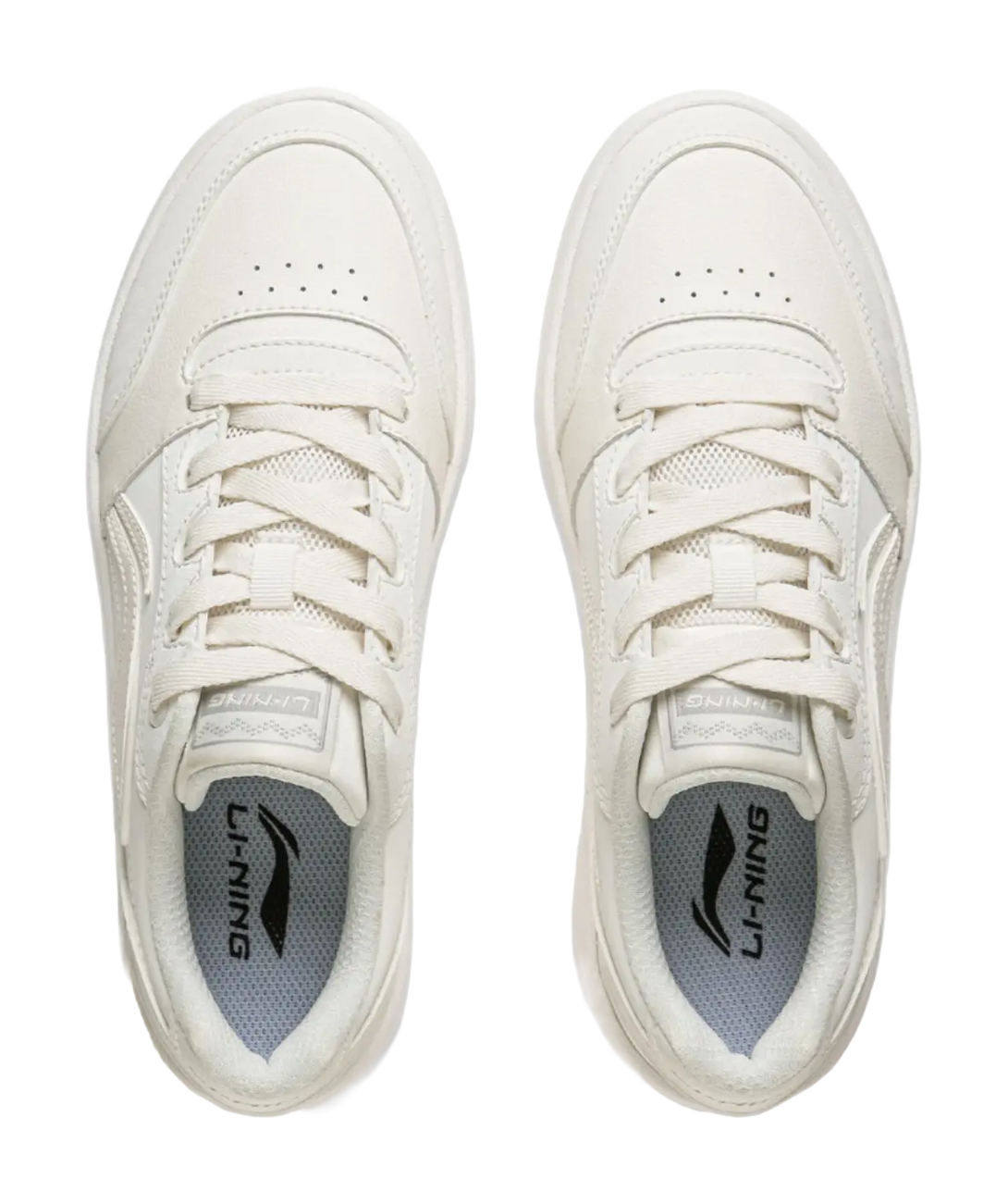 LiNing Yuanbao V3 Anti Slip Wear Resistant Low Top Skateboard Shoes Women's Mist White 