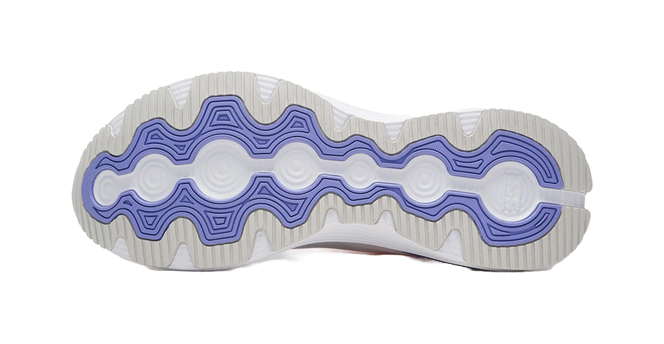 LiNing YueYing Element Cushioning Anti-Slip And Wear-Resistant Low-Top Running Shoes White Purple 