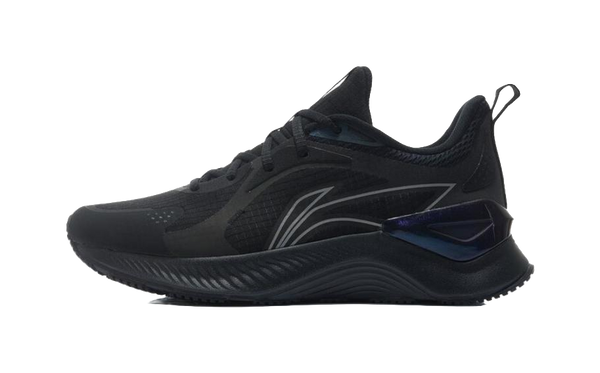 LiNing YueYing Element Shock Absorbers Slip Resistant Breathable Low top Marathon Running Shoes Men's Black 