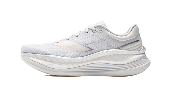 LiNing Yueying 5 Pro Shock Absorbers Rebound Low top Trail Running Shoes Men's Standard White Silver 