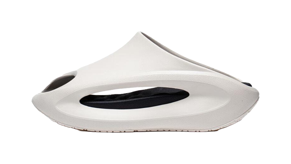 LiNing Yun You Slay Slip Resistant Abrasion Resistant Cushioning Slide Slippers Unisex White Black 