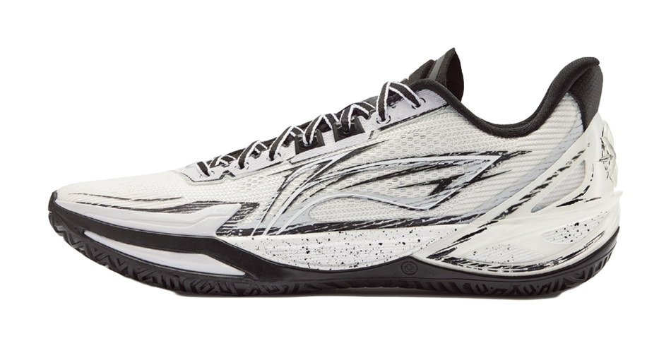 LiNing Liren 6 V2 'ONE MORE' - Basketball Shoes for Men White and Black White Black