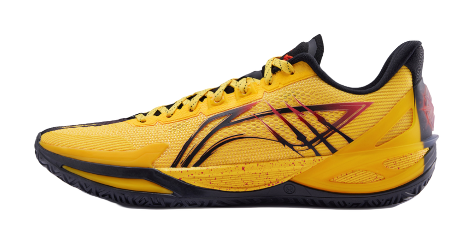 LiNing Liren 6 V2 'Tiger VS Dragon' - Basketball Shoes for Men and Women in Yellow and Black Yellow Black