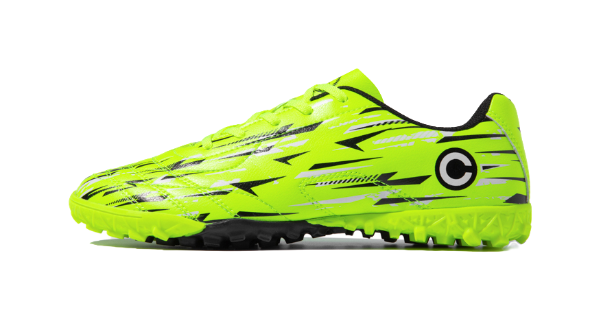 MEIKE Soccer Shoes Unisex Low top Green/Black/White/Blue 