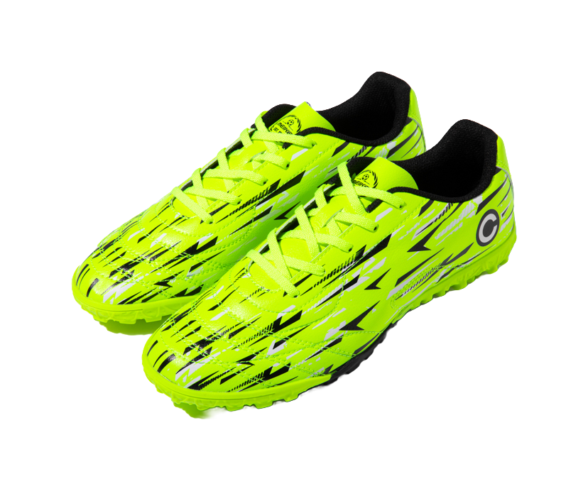MEIKE Soccer Shoes Unisex Low top Green/Black/White/Blue 