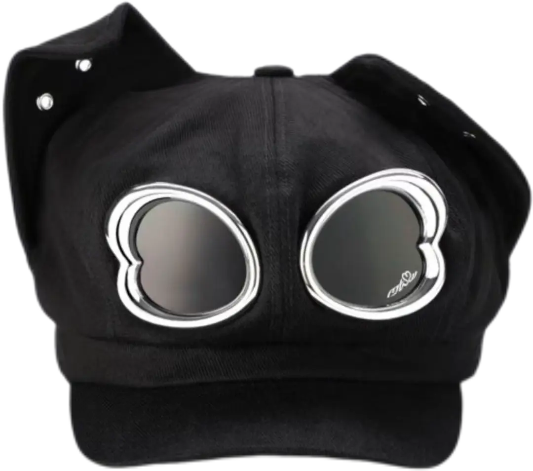 METASWEETY Chunky Kitty Beanie Cat Hat - Aespa Ningning Same Style Black  VJSNEAKER