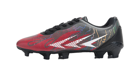 Meike Unisex Low-Top FG/AG Soccer Cleats - Multi-Ground Football Shoes with Shock Absorption & Waterproof White 