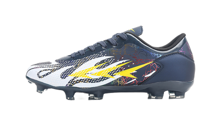 Meike Unisex Low-Top FG/AG Soccer Cleats - Multi-Ground Football Shoes with Shock Absorption & Waterproof White 