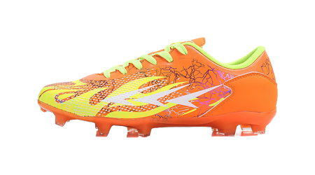 Meike Unisex Low-Top FG/AG Soccer Cleats - Multi-Ground Football Shoes with Shock Absorption & Waterproof White 