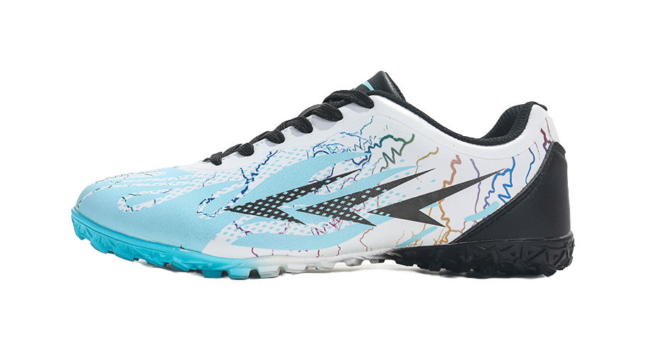 Meike Unisex Low-Top FG/AG Soccer Cleats - Multi-Ground Football Shoes with Shock Absorption & Waterproof White 