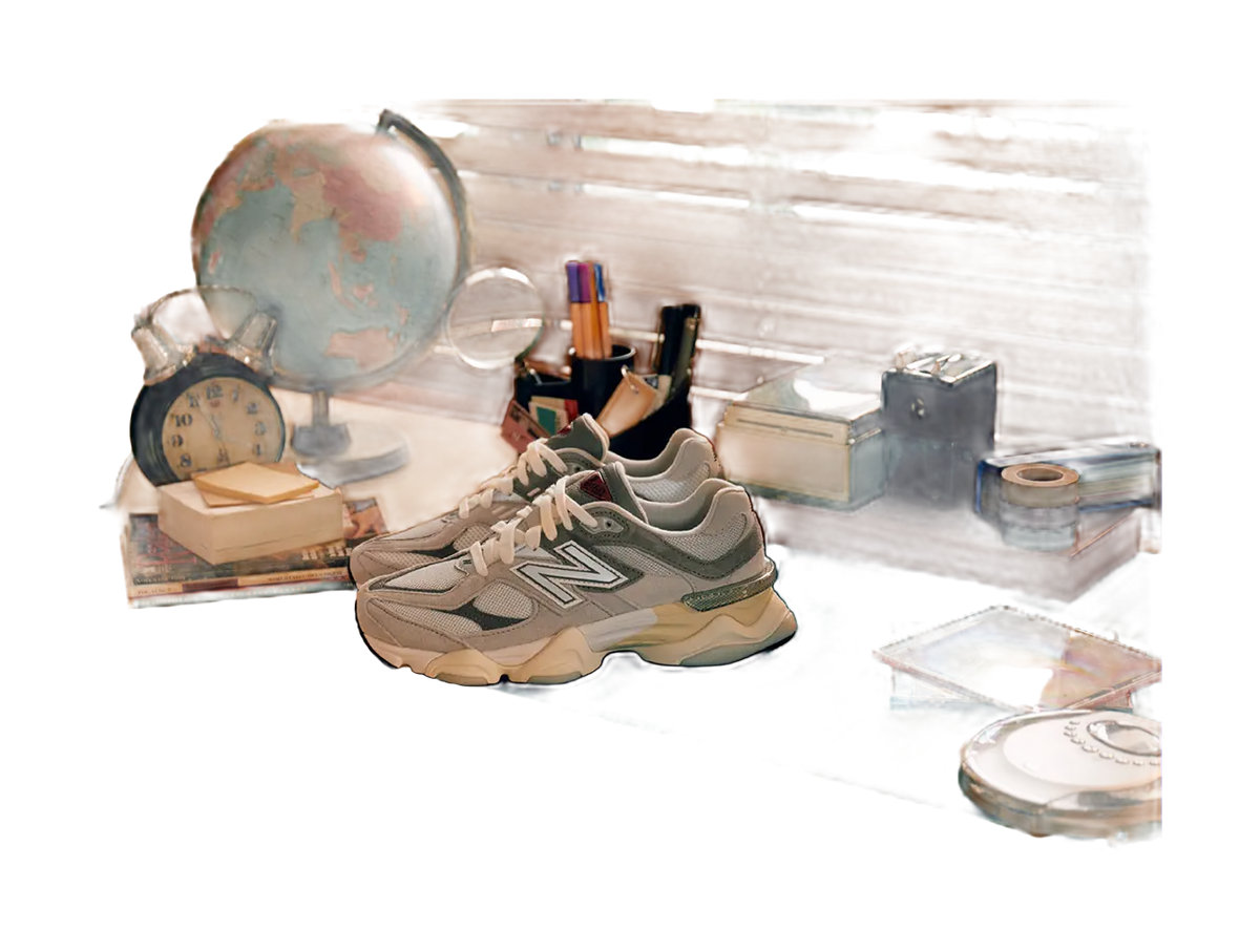 New Balance 9060 Rain Cloud Grey  vjsneaker.com